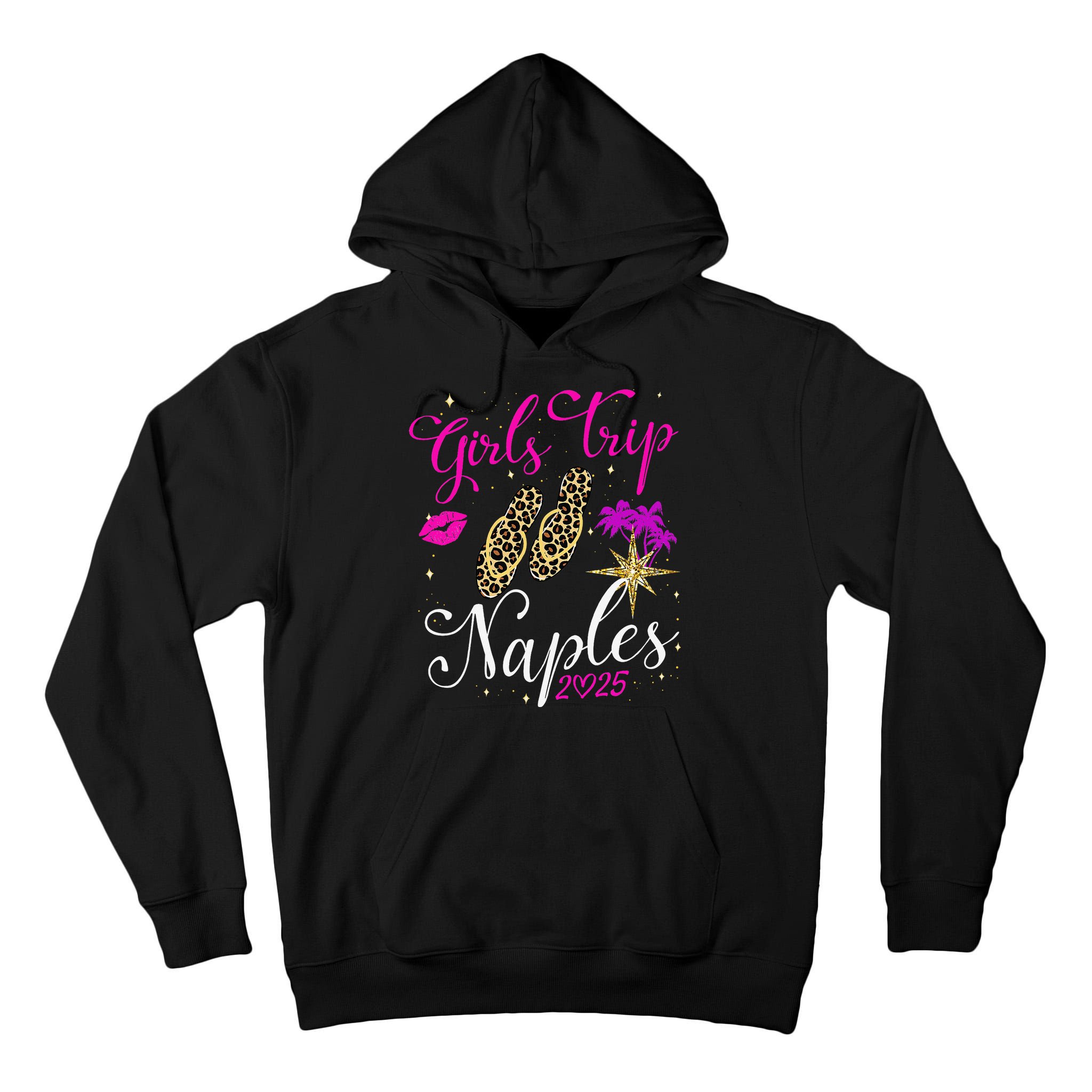 Trip Naples 2025 Weekend Vacation Birthday Squad Tall Hoodie