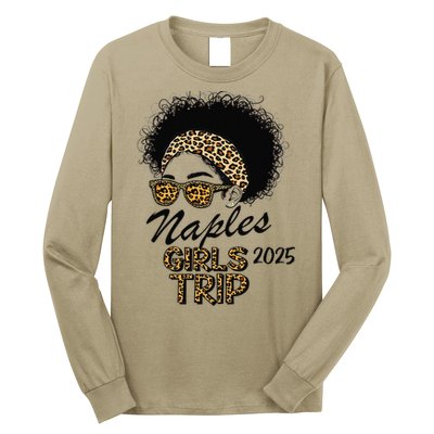 Trip Naples 2025 Weekend Vacation Birthday Squad Long Sleeve Shirt