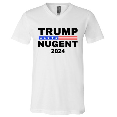 Trump Nugent 2024 V-Neck T-Shirt