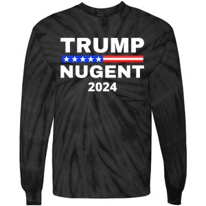 Trump Nugent 2024 Tie-Dye Long Sleeve Shirt