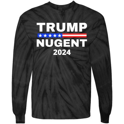 Trump Nugent 2024 Tie-Dye Long Sleeve Shirt