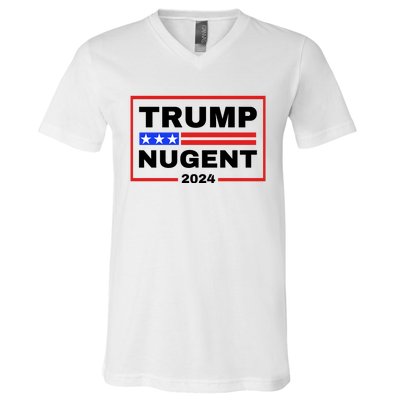 Trump Nugent 2024 V-Neck T-Shirt