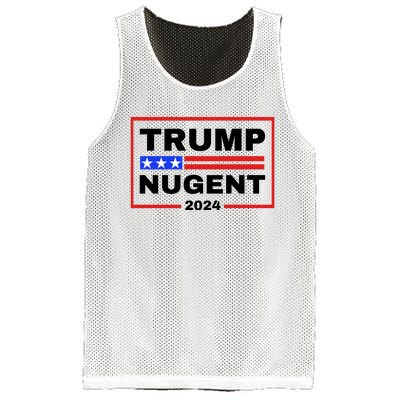 Trump Nugent 2024 Mesh Reversible Basketball Jersey Tank