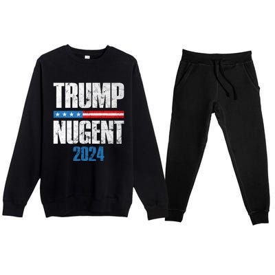 Trump Nugent 2024 Premium Crewneck Sweatsuit Set