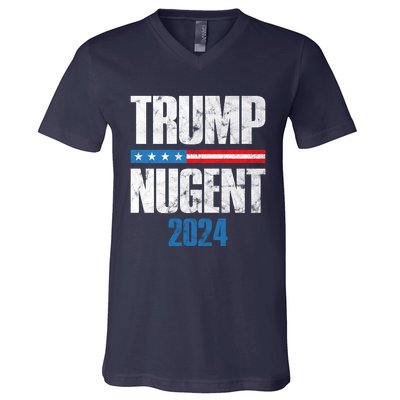 Trump Nugent 2024 V-Neck T-Shirt