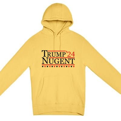 Trump Nugent 2024 Premium Pullover Hoodie