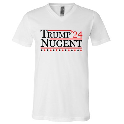 Trump Nugent 2024 V-Neck T-Shirt