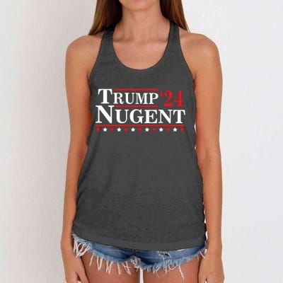 Trump Nugent 2024 Women's Knotted Racerback Tank