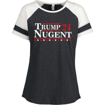 Trump Nugent 2024 Enza Ladies Jersey Colorblock Tee