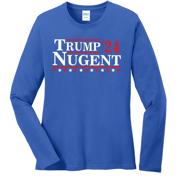 Trump Nugent 2024 Ladies Long Sleeve Shirt