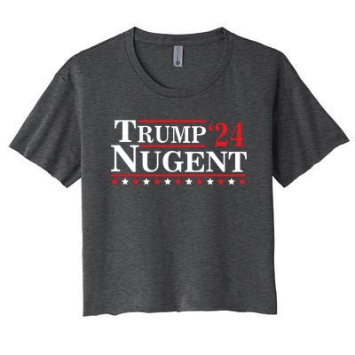 Trump Nugent 2024 Women's Crop Top Tee