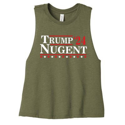 Trump Nugent 2024 Women's Racerback Cropped Tank