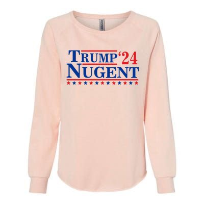 Trump Nugent 2024 Womens California Wash Sweatshirt