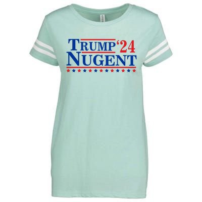 Trump Nugent 2024 Enza Ladies Jersey Football T-Shirt