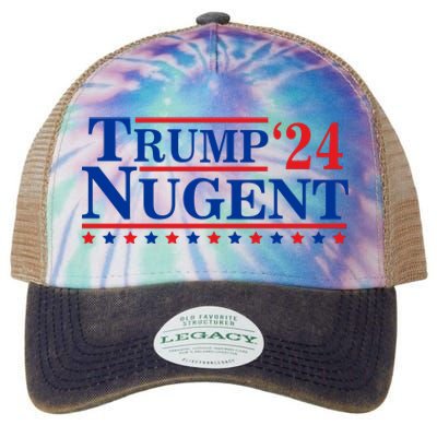 Trump Nugent 2024 Legacy Tie Dye Trucker Hat