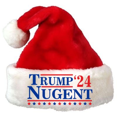 Trump Nugent 2024 Premium Christmas Santa Hat