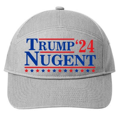 Trump Nugent 2024 7-Panel Snapback Hat