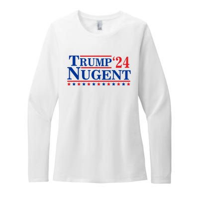 Trump Nugent 2024 Womens CVC Long Sleeve Shirt