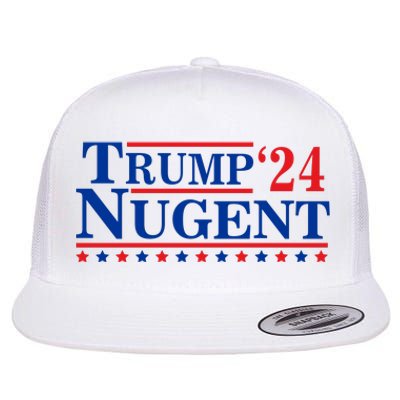 Trump Nugent 2024 Flat Bill Trucker Hat