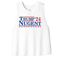 Trump Nugent 2024 Women's Racerback Cropped Tank