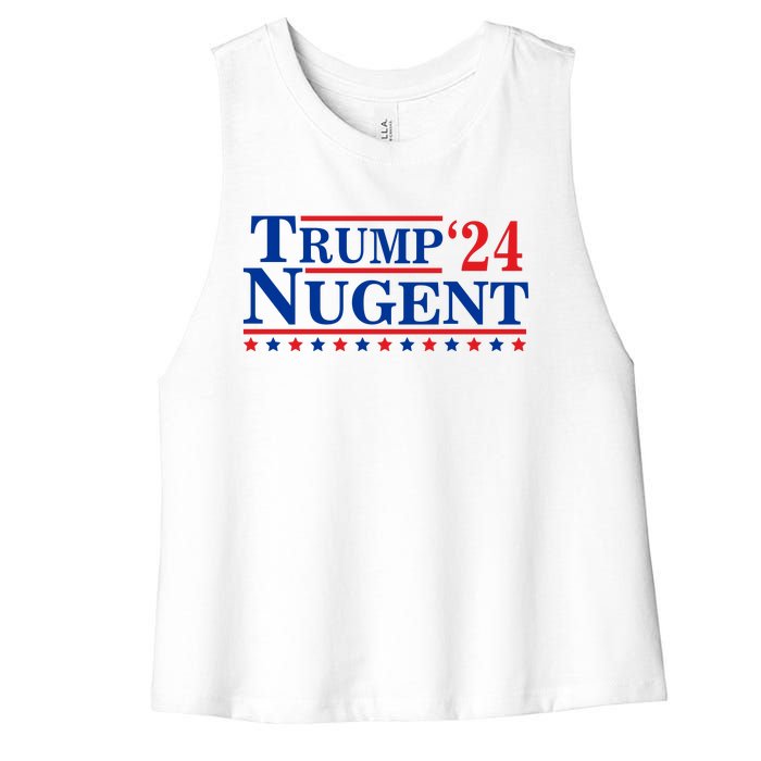 Trump Nugent 2024 Women's Racerback Cropped Tank