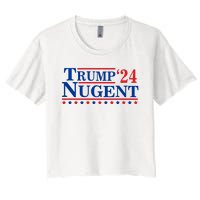 Trump Nugent 2024 Women's Crop Top Tee