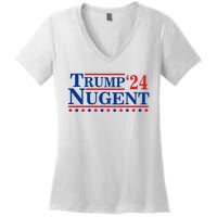 Trump Nugent 2024 Women's V-Neck T-Shirt