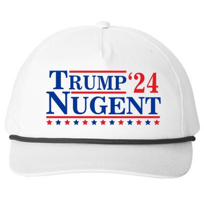 Trump Nugent 2024 Snapback Five-Panel Rope Hat