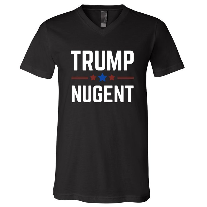 Trump Nugent 2024 V-Neck T-Shirt