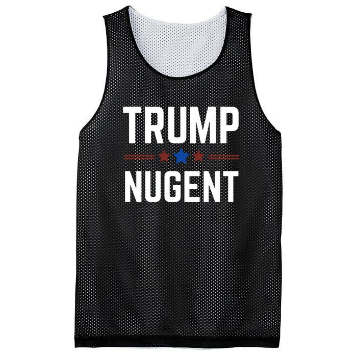 Trump Nugent 2024 Mesh Reversible Basketball Jersey Tank