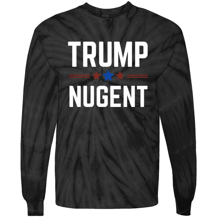 Trump Nugent 2024 Tie-Dye Long Sleeve Shirt