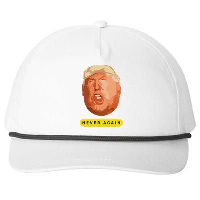 TRUMP NEVER AGAIN Snapback Five-Panel Rope Hat