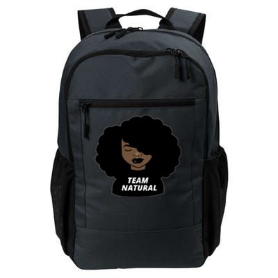 Team Natural Afro Melanin Black History African Gift Daily Commute Backpack