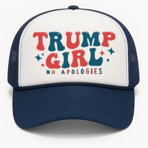 Trump No Apologies Patriotic American Election 2024 Gift Trucker Hat