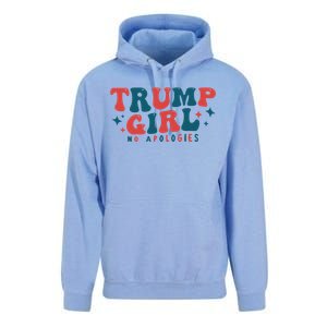 Trump No Apologies Patriotic American Election 2024 Gift Unisex Surf Hoodie