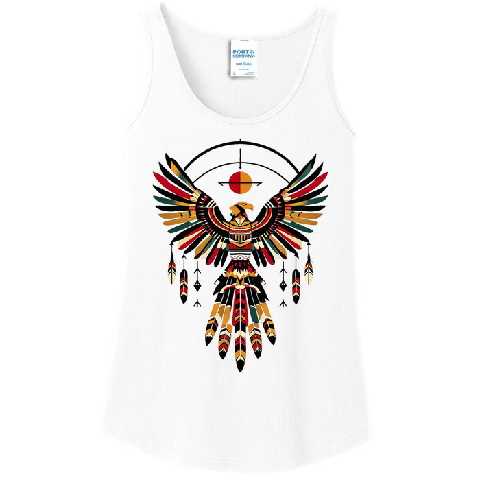 Thunderbird Native American Tribal Art Ladies Essential Tank