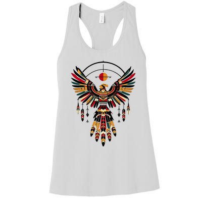 Thunderbird Native American Tribal Art Women's Racerback Tank