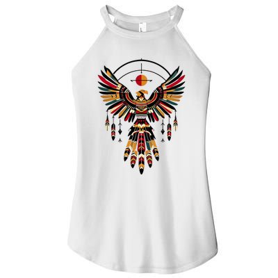 Thunderbird Native American Tribal Art Women's Perfect Tri Rocker Tank