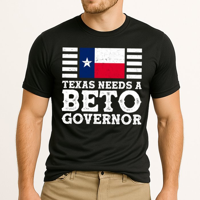 Texas Needs A Governor Beto O'Rourke Cooling Performance Crew T-Shirt