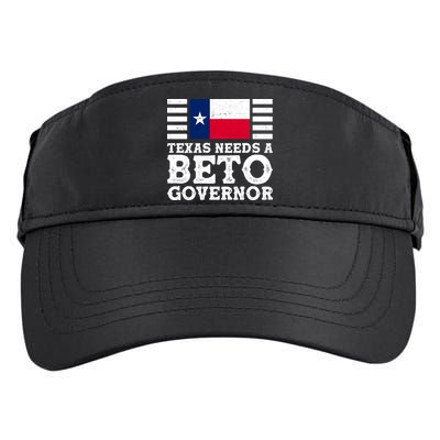 Texas Needs A Governor Beto O'Rourke Adult Drive Performance Visor
