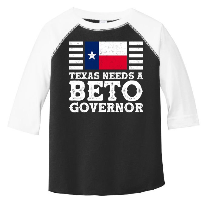 Texas Needs A Governor Beto O'Rourke Toddler Fine Jersey T-Shirt