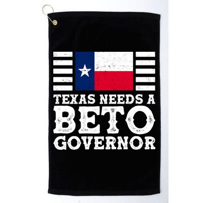 Texas Needs A Governor Beto O'Rourke Golf Towel