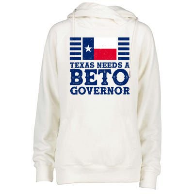 Texas Needs A Governor Beto O'Rourke Womens Funnel Neck Pullover Hood