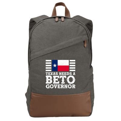 Texas Needs A Governor Beto O'Rourke Cotton Canvas Backpack
