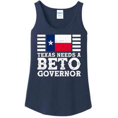 Texas Needs A Governor Beto O'Rourke Ladies Essential Tank