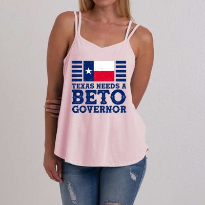 Texas Needs A Governor Beto O'Rourke Women's Strappy Tank