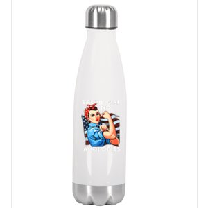 Trump No Apologies Patriotic American Gift Stainless Steel Insulated Water Bottle