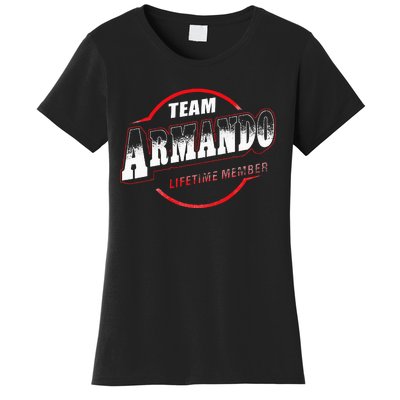 Team Name Armando Lifetime Member Last Name Women's T-Shirt