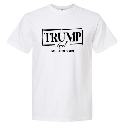 Trump No Apologies Trump Election 2024 Gift Garment-Dyed Heavyweight T-Shirt