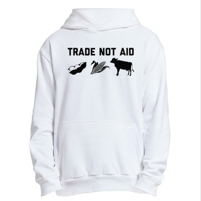 Trade Not Aid Farmer Political Urban Pullover Hoodie